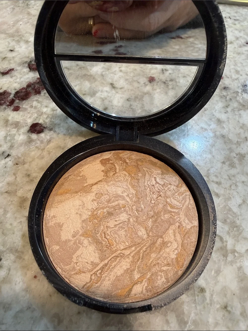 Laura Geller Baked N Brighten Foundation in Fair with retractable brush